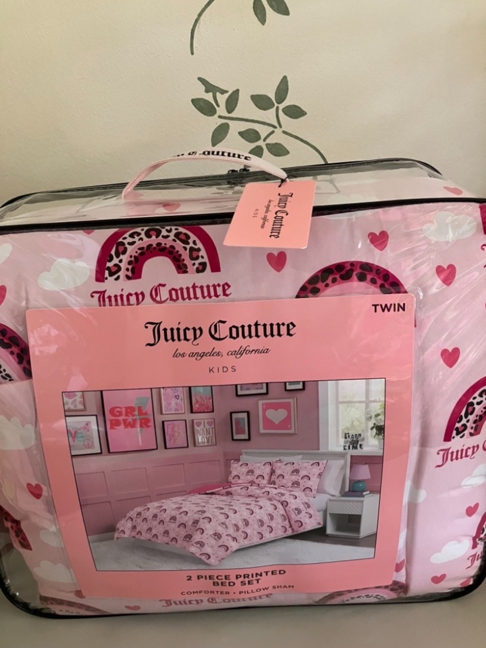 🩷Juicy Couture twin bedding set bed in a bag NWT - Picture 11 of 11